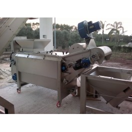 Lavatrice da 1.500 fino a 3.000 kg di olive ad ora