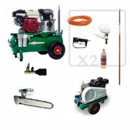 Kit raccolta e potatura "aria 580 benzina"
